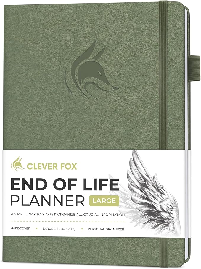 Clever Fox Large End of Life Planner – Guided Final Arrangements Organizer by CleverFox
