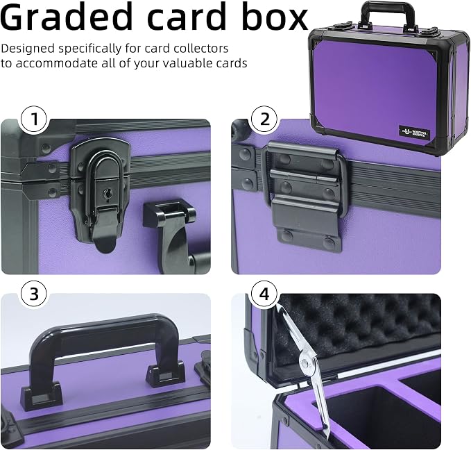 Graded Card Storage Box; Durable Sports, PSA Card Storage Case- Trading Card - Image 3