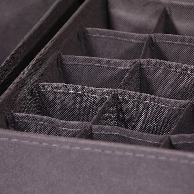 DIOMMELL 4 Pack Foldable Cloth Storage Box Closet Dresser Drawer Organizer - Image 5