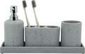ZCCZ -Beige Bathroom Accessories Set 4 Pcs by zccz