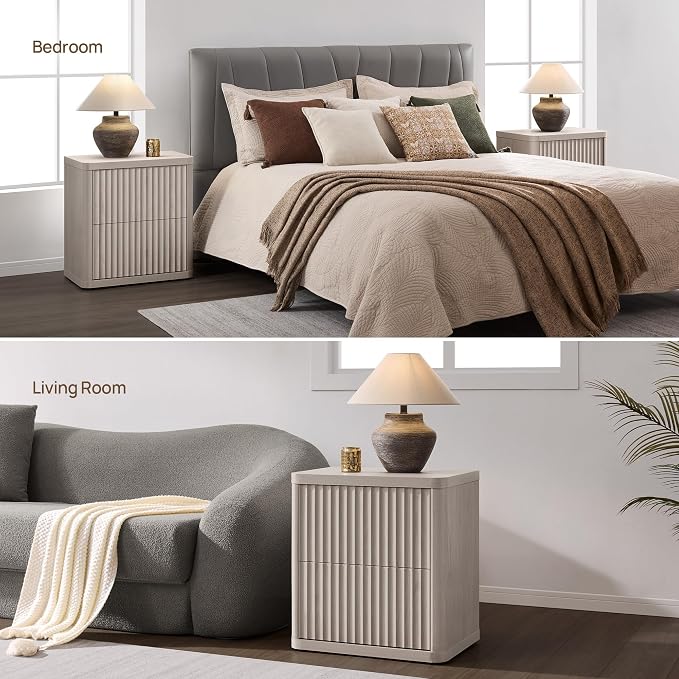 SICOTAS Night Stand Set of 2 Nightstands - Image 6