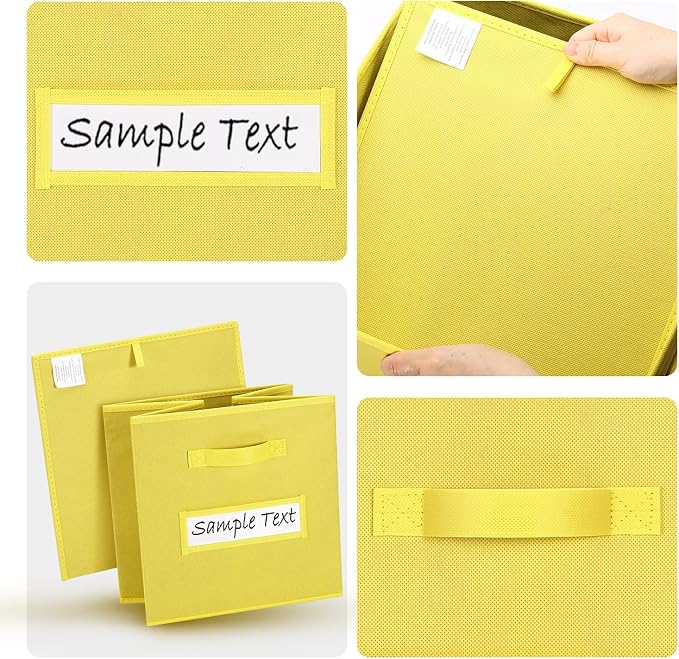 artsdi 11x11 storage cube bins Foldable Fabric storage cubes - Image 3