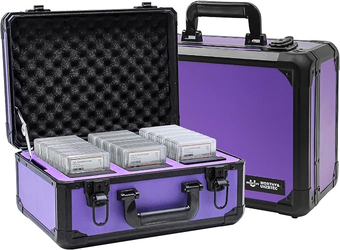 Graded Card Storage Box; Durable Sports, PSA Card Storage Case- Trading Card by UHZBTEC