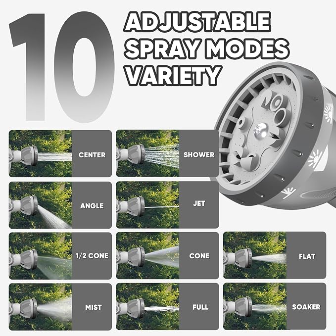 SILVEL Retractable Garden Hose Reel, 1/2 in x 110ft Wall Mount Heavy Duty - Image 3