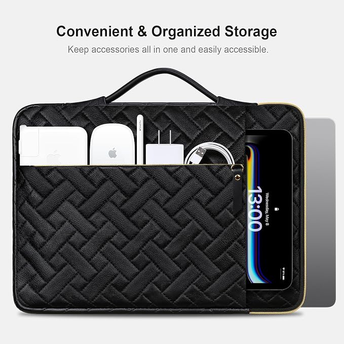 Lacdo 360° Protective 15-15.6 Inch Laptop Sleeve Case - Image 3