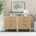 6 Drawer Dresser, Modern Wood Storage Chest of Drawers Organizer by LSKTGA