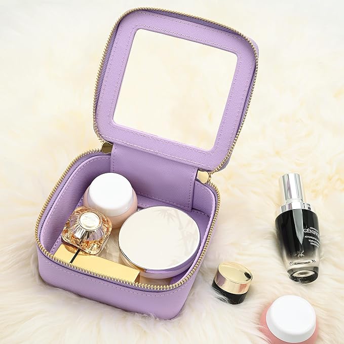 Aveniee Mini Clear Makeup Bag, Small Cosmetic Bags Travel Toiletry Pouch - Image 2