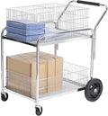 Mail Office File Cart, 400lb Capacity Heavy Duty Steel File Organizer Cart by GAMINAKAVISI