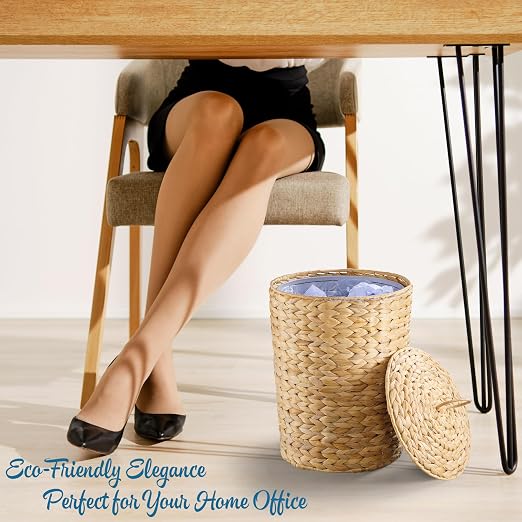 BLUEWEST 3 Gallons Wicker Trash Can - Image 7