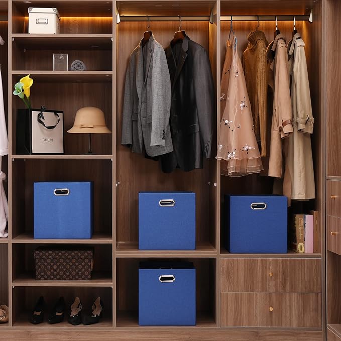 Cube Storage Bins 11×11 Linen Foldable Box - Image 8