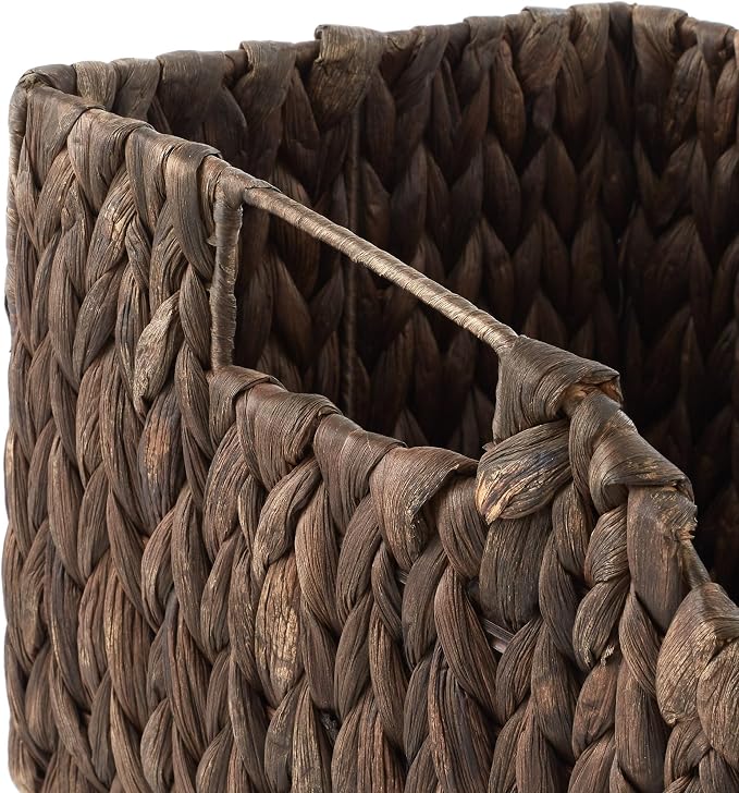 Casafield Set of 2 Water Hyacinth Pantry Baskets - Image 6