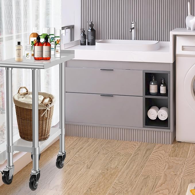 HARDURA Stainless Steel Commercial Work Table - Image 7