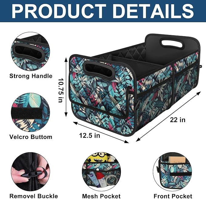 Deosk Car Trunk Organizer for SUV, Car Organizers and Storage - Image 3