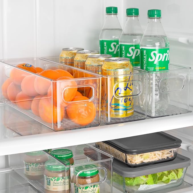 primebox Plastic Food Storage 2 Pack Clear Container Bin - Image 6