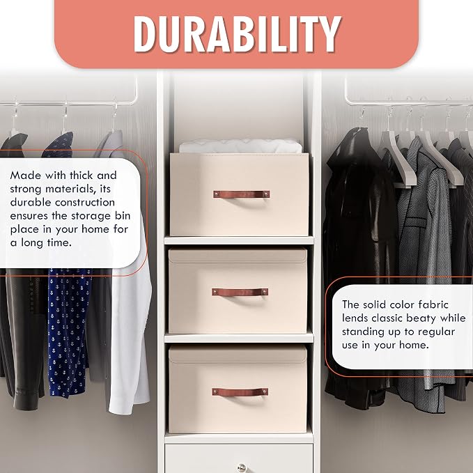 Ornavo Home 6 Pack Collapsible Storage Bins - Image 3