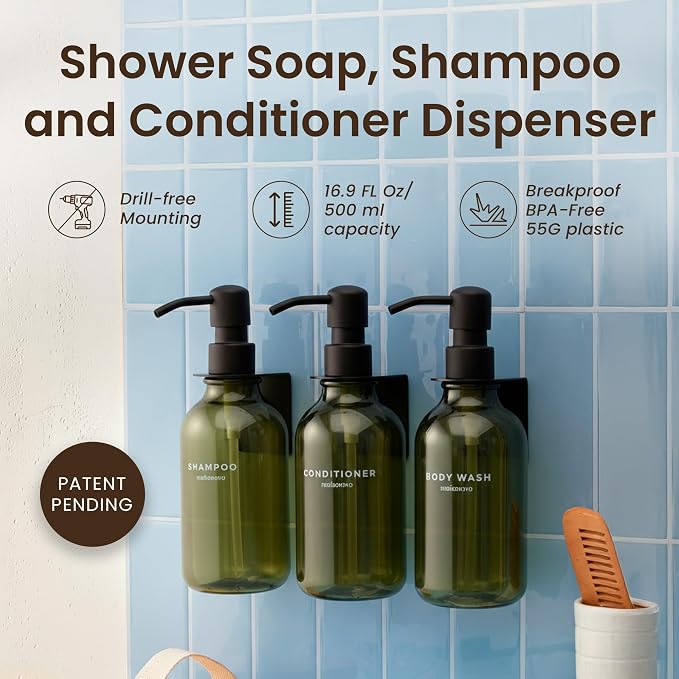 MaisoNovo Shampoo and Conditioner Dispenser - Image 2