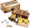 Gejoy Secret Puzzle Box Cash Gift Wooden Puzzle Box by Unknown