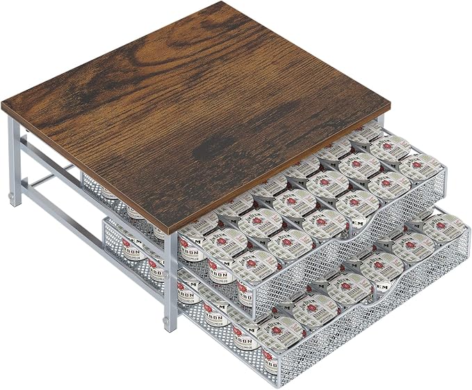 Coffee Pod Holder For Counter, Coffee Pod Drawer for Keurig Pod Storage Drawer by NANANARDOSO