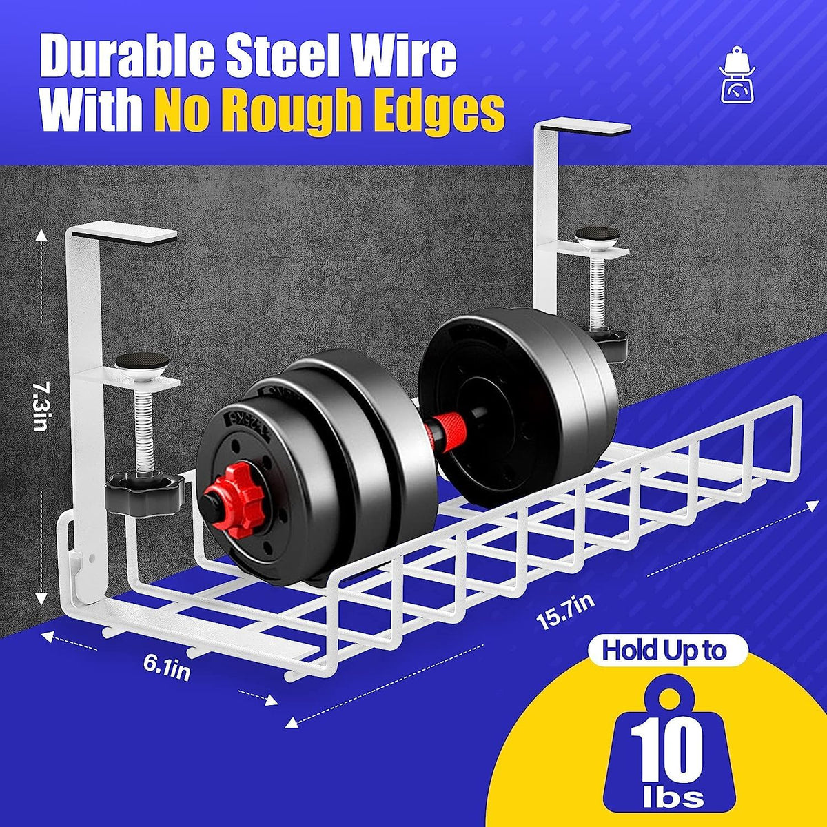Under Desk Cable Management Tray, Xpatee Upgraded Wire Management No