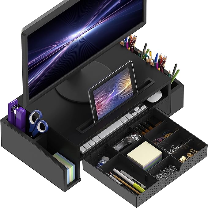 Simple Houseware Desk Monitor Stand Riser - Image 2