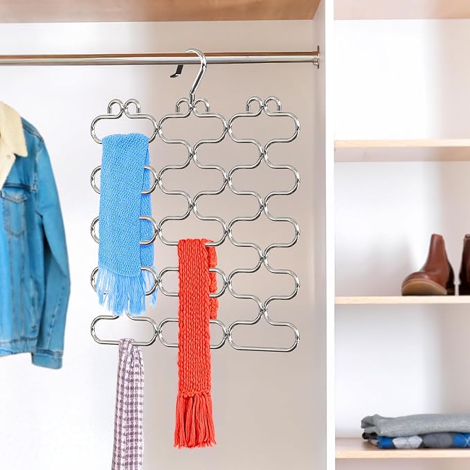 Deco Brothers Scarf Hanger for Closet, 23 Loop - Image 2