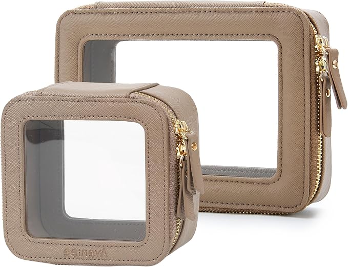 Aveniee Clear Makeup Bag Set by Aveniee