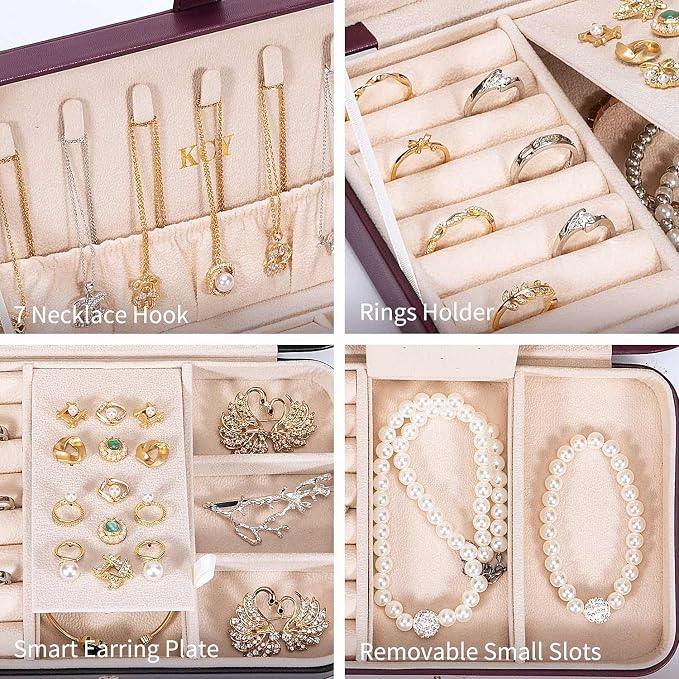 KCY Travel Jewelry Organizer Box - Image 3