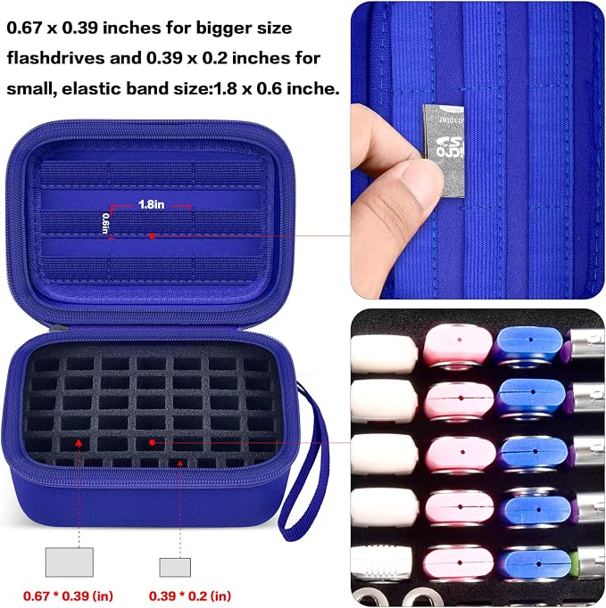 USB Flash Drive Case, Thumb Drive, Memory Card SD SDXC SDHC Card Holder - Image 3