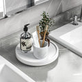 Turntable Vanity Tray 9 Inch for Perfume Candle, Bamboo Kitchen Sink Countertop by VeyFey