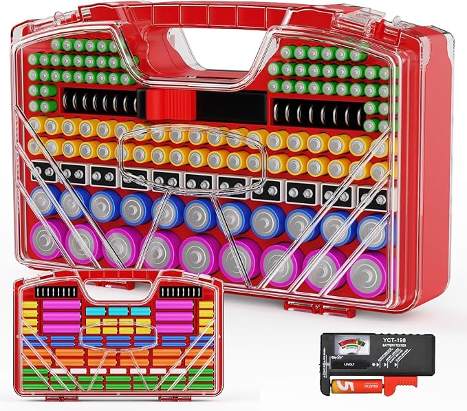 Battery Organizer Storage Holder Box Case by Unknown