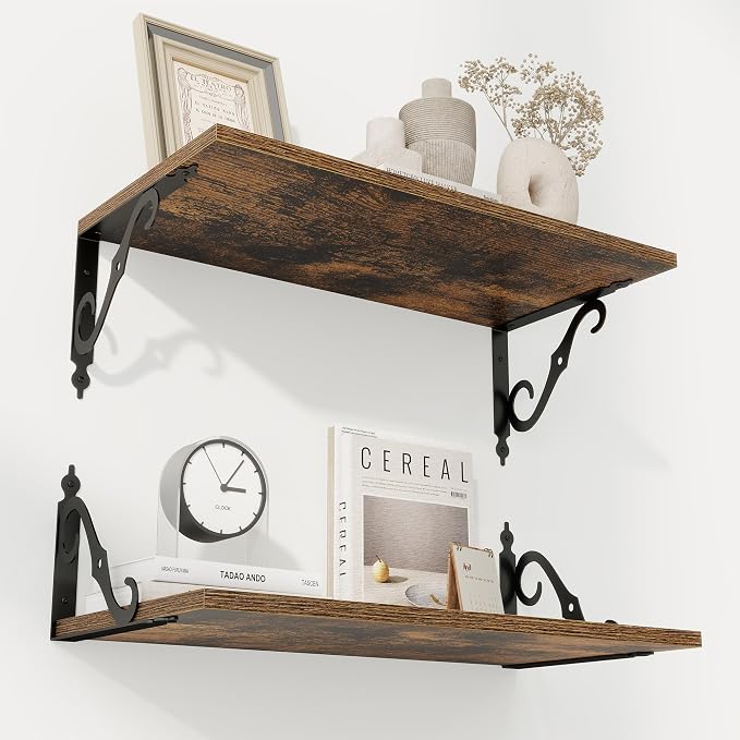 RICHFOCUS 12 Inch Deep Floating Shelves by Unknown