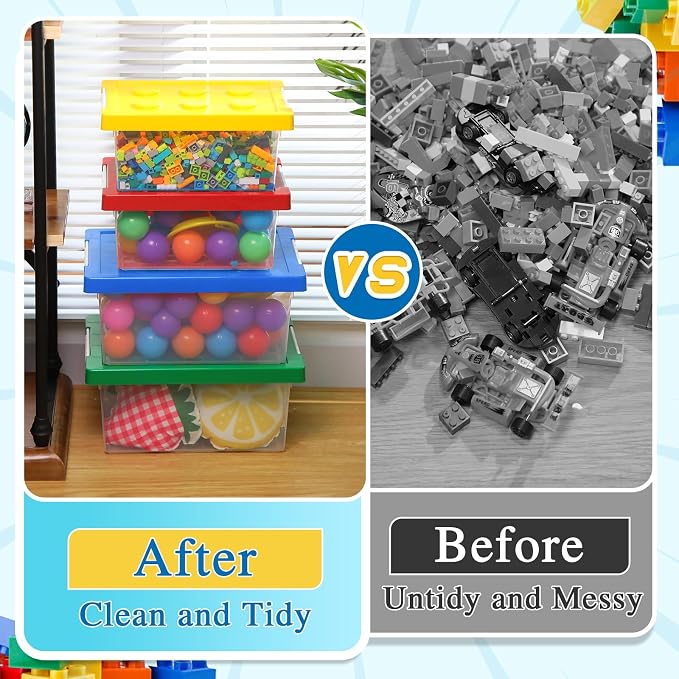 Vicenpal 4 Pack Toy Storage Containers - Image 5