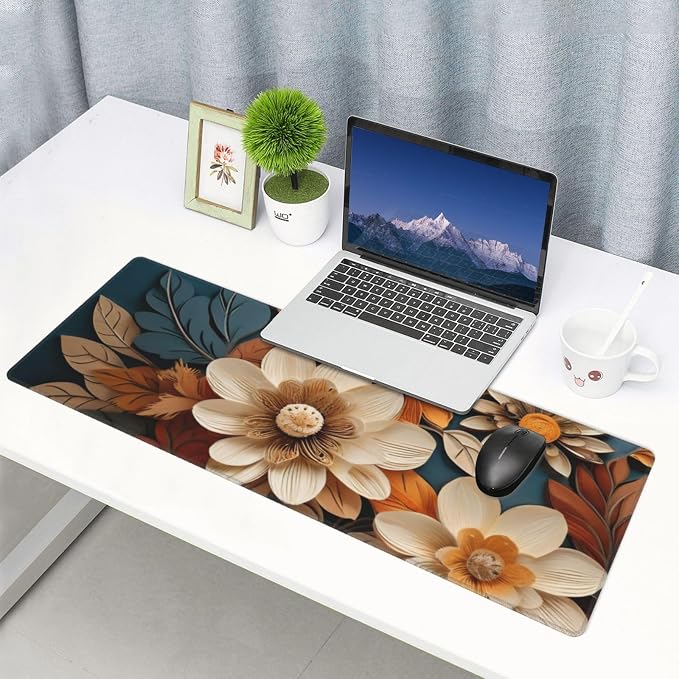 Gaming Mouse Pad, Large Non-Slip Rubber Base Mousepad, Keyboard Mouse Mat - Image 9