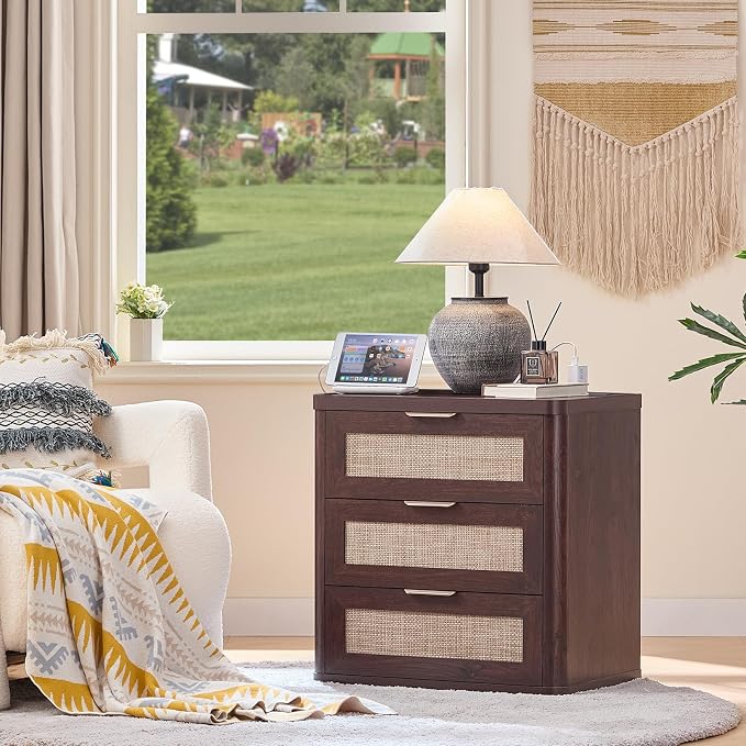 LEYAOYAO Rattan Night Stand Set of 2 - Image 9