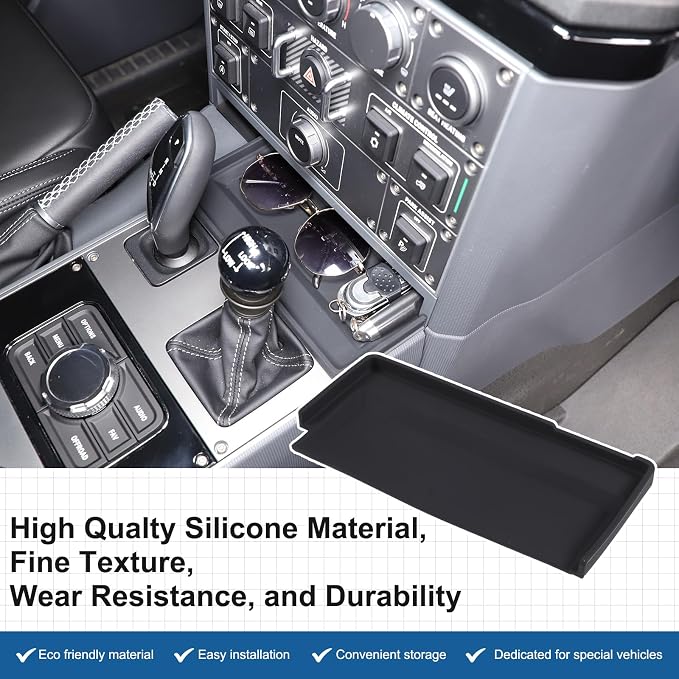 Gear Shift Center Console Front Tray Organizer Compatible - Image 4