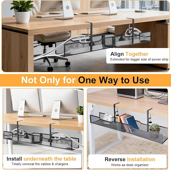 30'' Under Desk Cable Management - Image 5