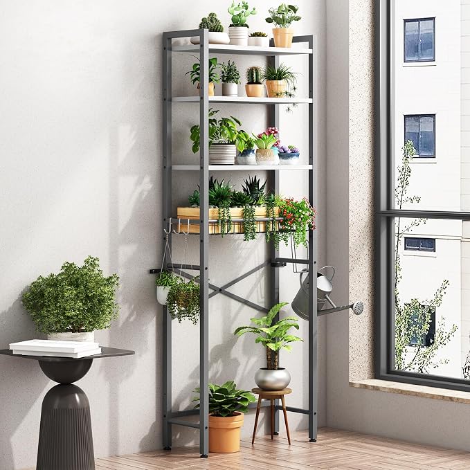 Over-The-Toilet Storage Rack, 4-Tier Bathroom Organizer Shelf Over Toilet - Image 7