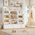 HITHOS 55" W Kids Toy Storage Organizer, Large Toy Box by HITHOS