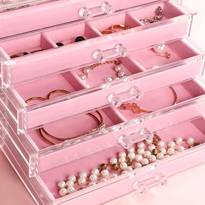 Frebeauty Extra Large Acrylic Jewelry Box - Image 2