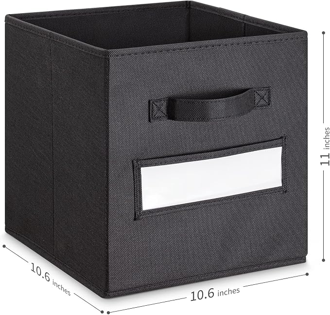 artsdi 11 Inch Storage Cube, Storage bin, cube storage Foldable Fabric Cube - Image 3