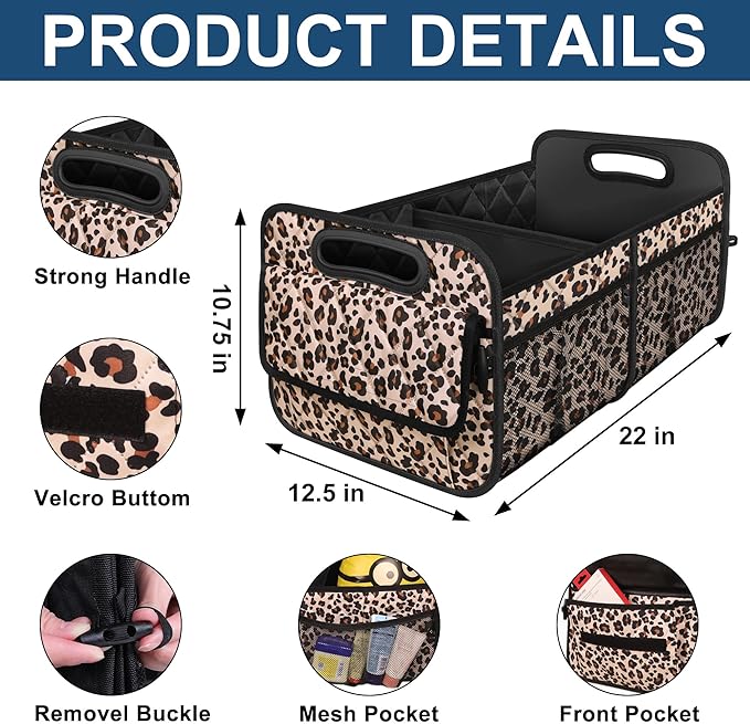 Deosk Car Trunk Organzier for suv, Car Organziers and Storage - Image 3