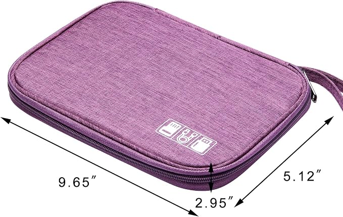 SELLYFELLY Travel Electronics Organizer Portable Cable Organizer Bag - Image 8