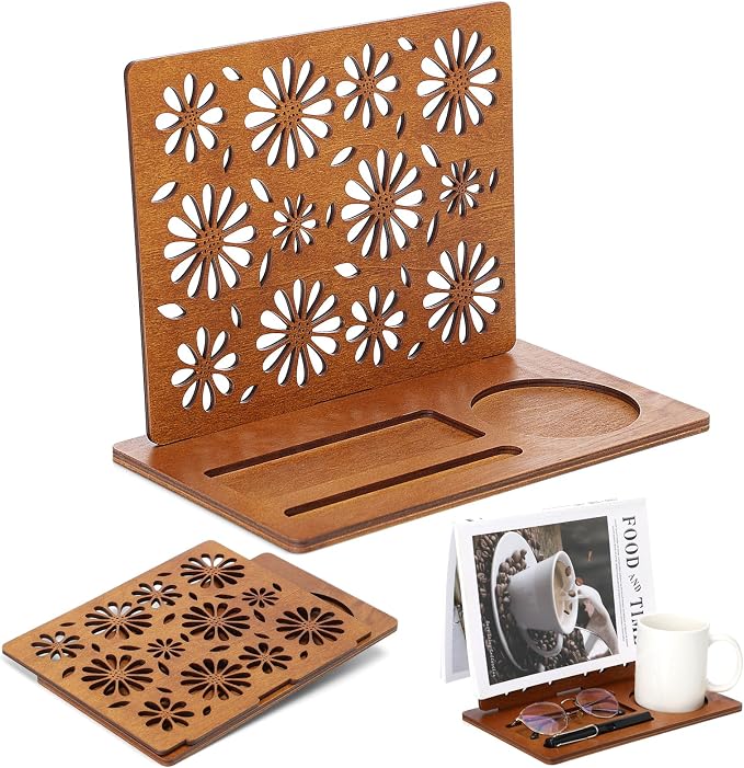 Huray Rayho Book Holder Wooden Book Stand by HurayRayho