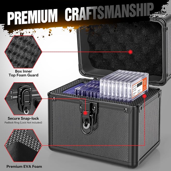 Graded Card Storage Box, Top Loader Boxes, Sports Trading Card Storage Case - Image 5