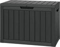 Outdoor Storage Box, Resin Deck Boxes Indoor and outdoor, Waterproof Storage by NBYSGO