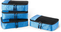 Amazon Essentials 4-Piece Packing Cubes Travel Accessories Set, Luggage by AmazonEssentials