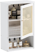 HITNET Bathroom Cabinet Wall Mounted, Rattan Medicine Cabinet, Bamboo Hanging by HITNET