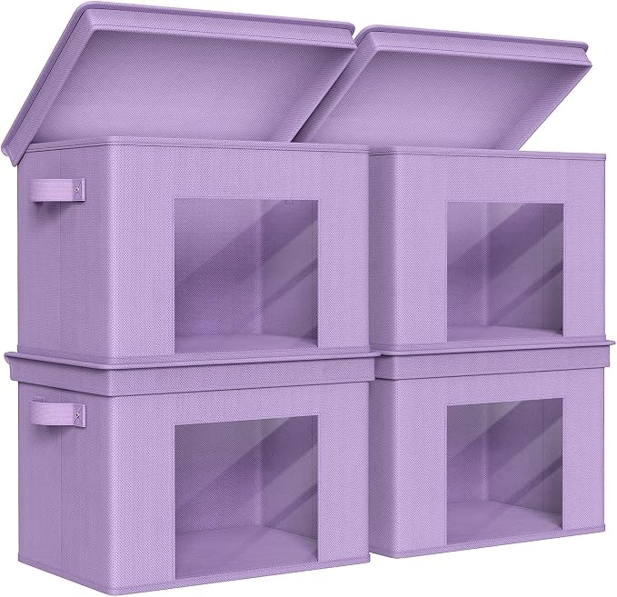Univivi Foldable Fabric Storage Boxes Large Storage Bins by Univivi