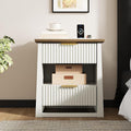HIFYOBRO Fluted Nightstands by HIFYOBROUS