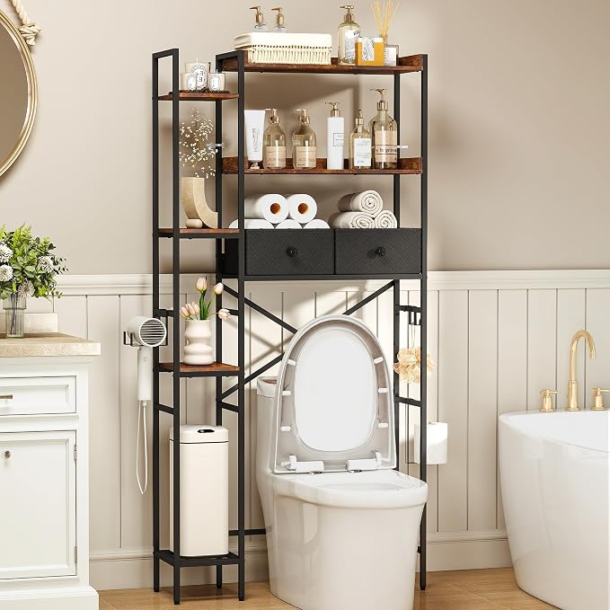 Over The Toilet Storage Shelf by Quikraen